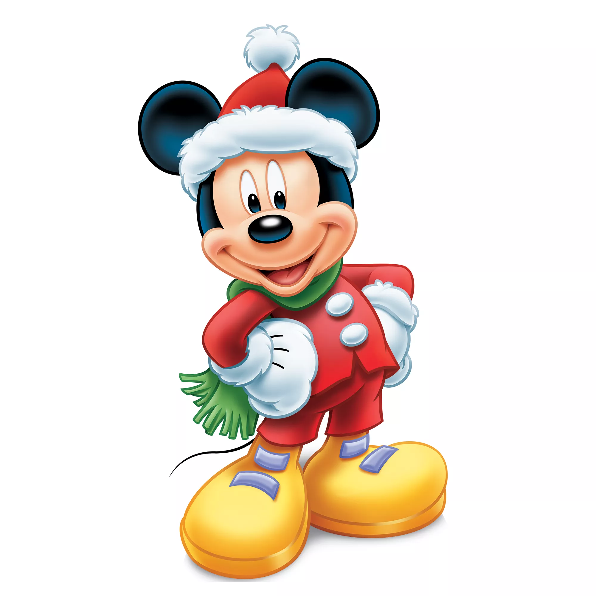 Mickey vo vianočnom oblečení