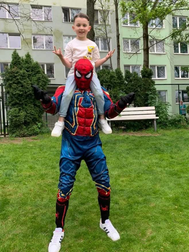 Spiderman naživo